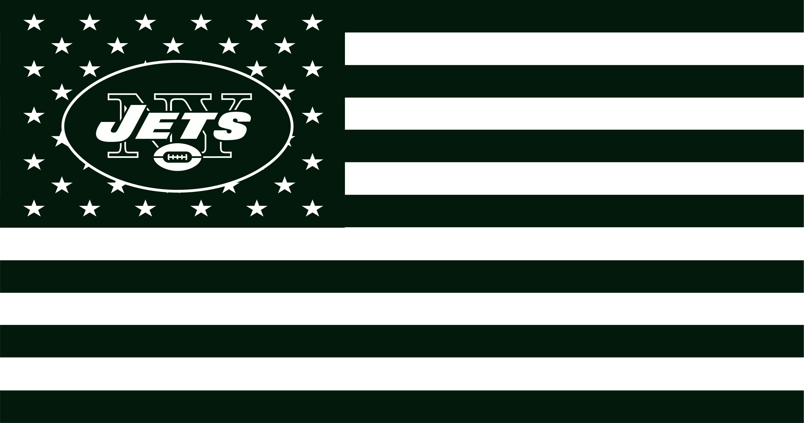 New York Jets Flag001 logo vinyl decal